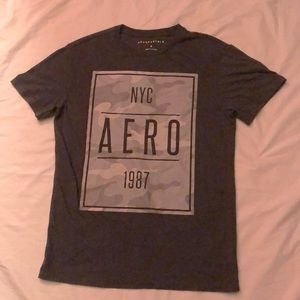 Gray Aeropostale Graphic Tee